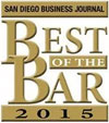 Featured in San Diego Business Journal’s Best of the Bar 2015