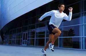 man jogging