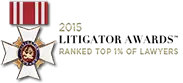 Jurewitz Law Group | Injury & Accident Lawyers wins 2015 Litigator Award™