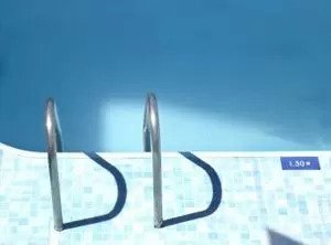 edge of swimming pool