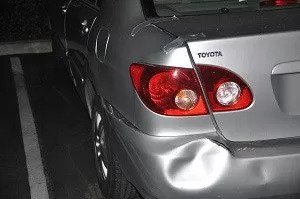 rear-ended car