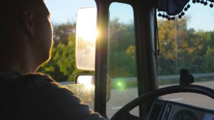 truck accident blind spot