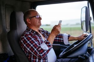 texting driving truck accident