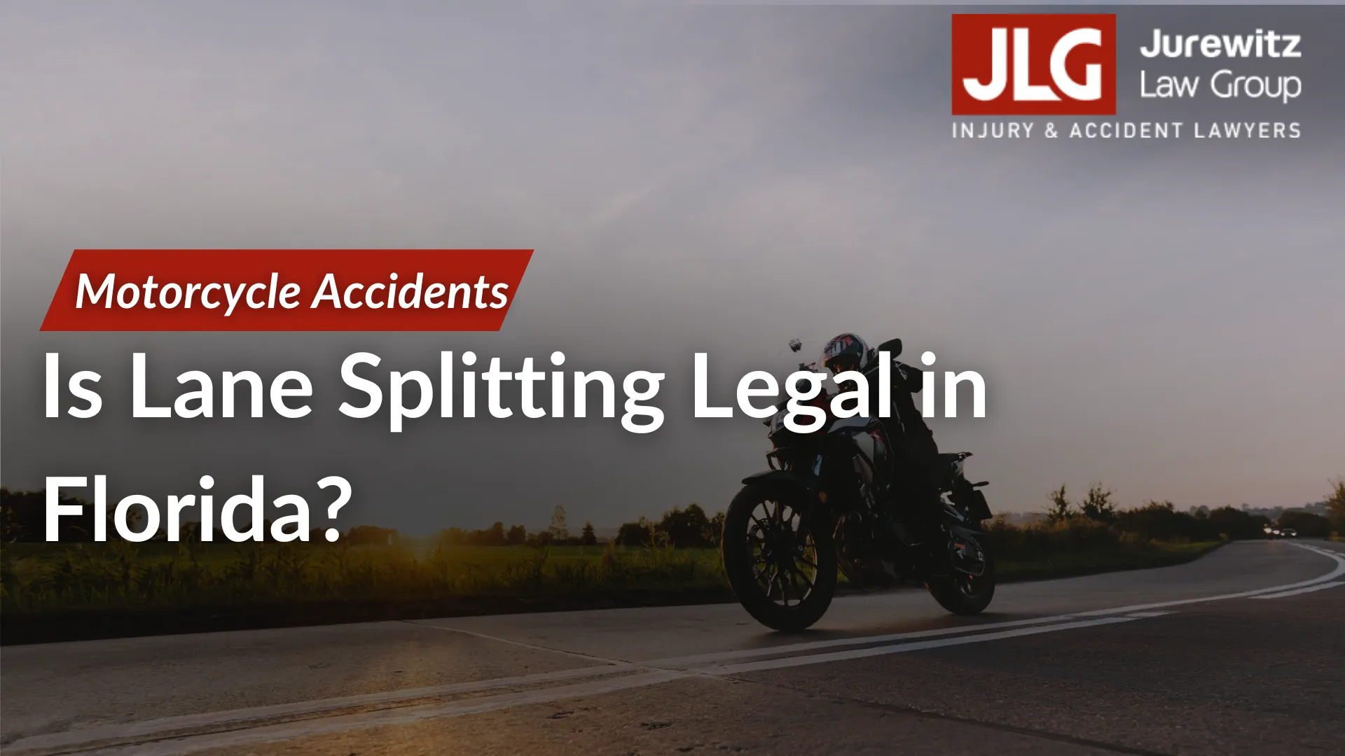 Is Lane Splitting Legal in Florida