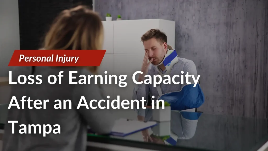 Loss of Earning Capacity After an Accident in Tampa Image